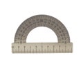 Metal protractor