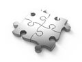 Metal puzzle Royalty Free Stock Photo