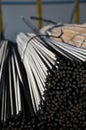 Metal rebars Royalty Free Stock Photo