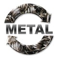 Metal recycling Royalty Free Stock Photo