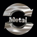 Metal recycling symbol