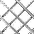 Metal Reinforcement Steel Rebars as Welded Wire Mesh. 3d Rendering Royalty Free Stock Photo