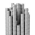 Metal Reinforcement Steel Rebars. 3d Rendering