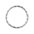 Metal ring isolated on white background.