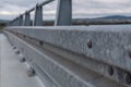 Metal road protective barrier, expressway