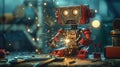 Metal robot crash broken error with spark. By generative Ai