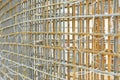 Metal rod reinforcement Royalty Free Stock Photo