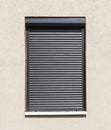 Metal roller window shutte Royalty Free Stock Photo