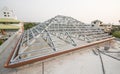 Metal roof structure