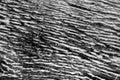 Metal rough surface with blur effect in black and white Royalty Free Stock Photo