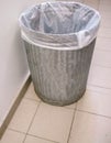 Metal Rubbish Bin Royalty Free Stock Photo