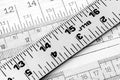 Metal ruler Royalty Free Stock Photo