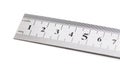 Metal ruler Royalty Free Stock Photo