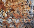 Rusted metal texture, abstract grunge background Royalty Free Stock Photo