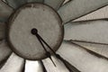 Metal rustic clock