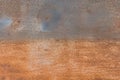 Metal rusty corrosion steel rust old brown grunge rough background texture Royalty Free Stock Photo