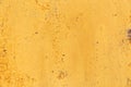 Metal Rusty Painted Surface Close Up Yellow Texture Royalty Free Stock Photo