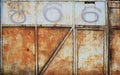 Metal rusty wall, Royalty Free Stock Photo