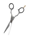 Metal scissors for cutting hair