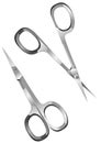 Metal scissors for manicure