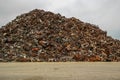 Metal scrap garbage yard image Royalty Free Stock Photo
