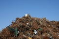 Metal scrap heap Royalty Free Stock Photo