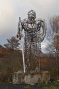 Glencoe Mountain Resort metal sculpture