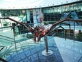 Metal sculpture in shape of a Giant Spider in Mall in Marbella Andalucia Spain Royalty Free Stock Photo