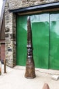 Metal Sculptures in the small village of Pott Shrigley, Cheshire, England. Royalty Free Stock Photo