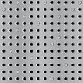 Metal seamless background with perforation