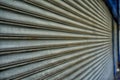 Metal security shutters Royalty Free Stock Photo