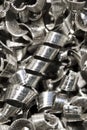 Metal shavings Royalty Free Stock Photo