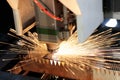 Metal sheet cutting with CNC laser cutting machine