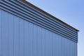 Metal sheet wall panels and roofs Royalty Free Stock Photo