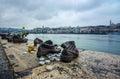 Metal shoes on the Danube, a monument to Hungarian Jews killed in the second world war, Budapest.