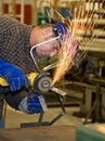 Metal Shop - Grinder Royalty Free Stock Photo