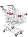 Metal shopping trolley