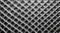 Metal Silver Mesh Background Under White Light. Generative ai