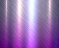 Metal silver purple texture background, brushed metallic texture