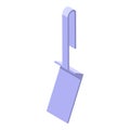 Metal spatula icon isometric vector. Cement trowel Royalty Free Stock Photo