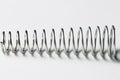 Metal spring isolated on white background Royalty Free Stock Photo