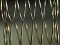 Metal spring round helical spiral reflection elastic