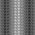 Metal springs on a metal background