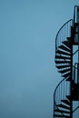 Metal stairs Royalty Free Stock Photo