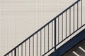 Metal Stairwell fire escape Royalty Free Stock Photo