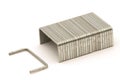 Metal staples Royalty Free Stock Photo
