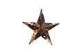 Metal star Royalty Free Stock Photo