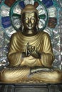 Metal statue of Buddha Royalty Free Stock Photo