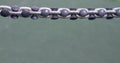 Metal Steel Chain with Plastic Black Plugs for safety on children's playground