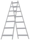 Metal stepladder